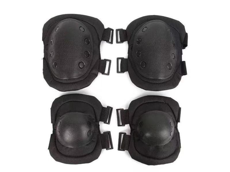 Four Packs of Outdoor Military Fans Tactical Soft Shell Protective Gear Field Equipment Knee Pads and Elbow Pads